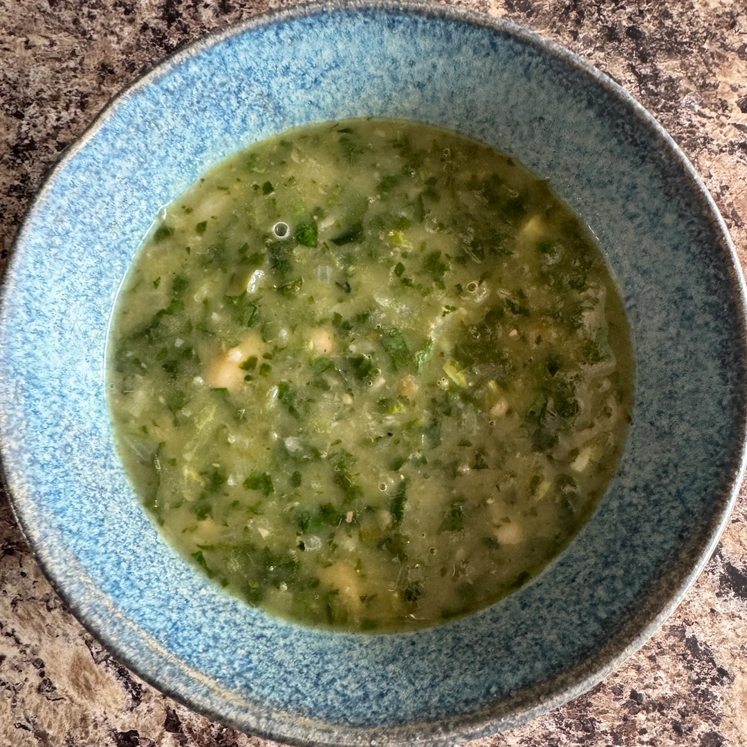 Simple Bean and Prickly Sowthistle Soup Recipe